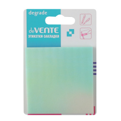 Блок самоклеящийся, пластик, 76*76 мм, 50 листов, прозрачный, deVENTE, 2011409