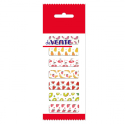 Закладки бум 12*44 7цв*25л deVENTE Fruits 2011852