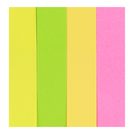 Закладки клейкие бумага, 12*50 мм, 4 цвета, 80 листов KLERK 206919