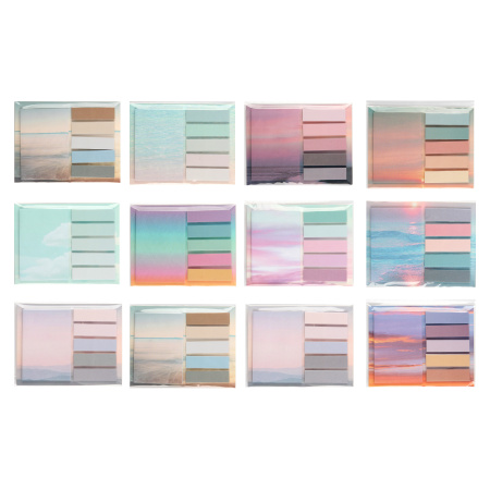 Закладки клейкие Rainbow бумага, 12*45+50*74мм, 6 цветов, 20л, рисунок КОКОС 211317 Закладки клейкие Rainbow бумага, 12*45+50*74мм, 6 цветов, 20л, рисунок КОКОС 211317