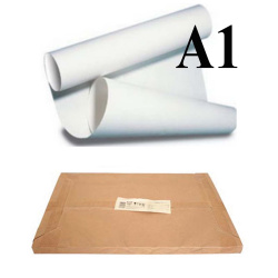 Ватман, А1 (610*860 мм), 180 г/кв.м, 100 листов, водяной знак, белый, Гознак