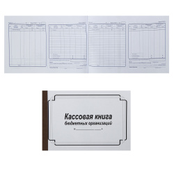 Кассовая книга бюдж орг 100л А4 (200*290) офсет обл мел карт МБ-100