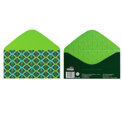 Открытка-конверт для денег, 82*167 мм, Без названия, Узоры, ТЦ СФЕРА, КДС-16188