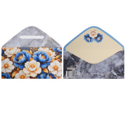 Открытка-конверт для денег, 82*170 мм, Без названия, Цветы, ТЦ СФЕРА, КДС2-17838