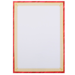 Грамота, символика универсальная, А4, 210*297 мм, Мир открыток, 9-19-630А