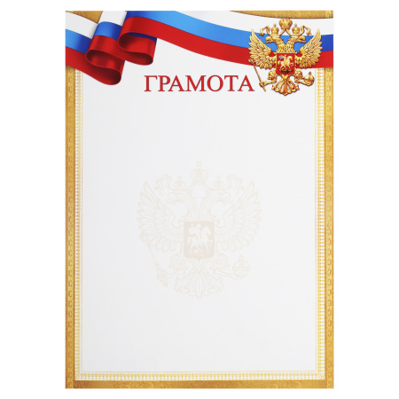 Грамота символика универсальная, А4, 210*297мм Мир открыток 9-02-854А Грамота символика универсальная, А4, 210*297мм Мир открыток 9-02-854А
