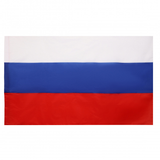 Флаг России 900*1350 мм, сатен, для помещений, без подставки и флагштока