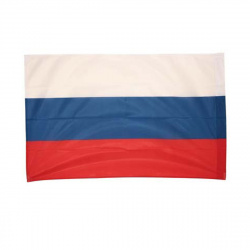 Флаг России п/эфир 1,0*1,5м д/помещ и улиц