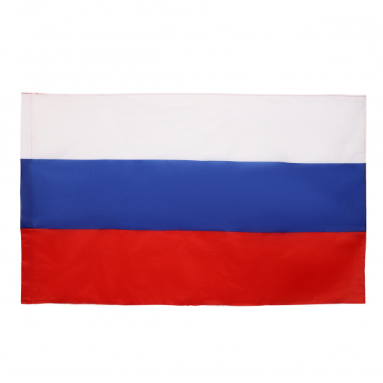 Флаг России, 870*1450 мм, полиэфир, для помещений и улицы, без подставки и флагштока KLERK 183166