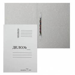 Скоросшиватель 0,6мм 440г/м мел Дело Colorcode 54974