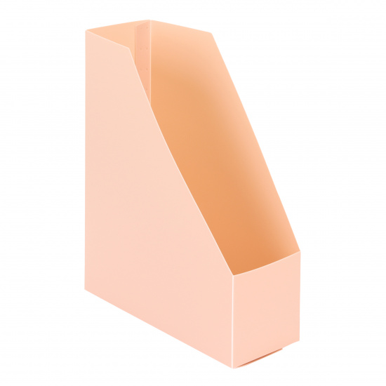 Накопитель вертикальный Nude пластик, цвет персиковый KLERK 212284