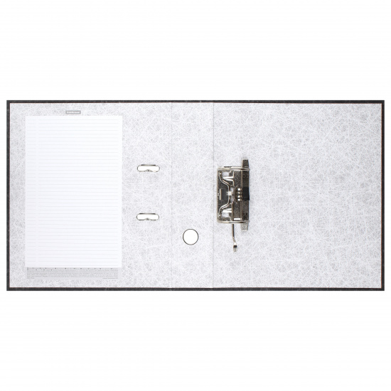 Папка-регистратор А4, 70 мм, цвет корешка серый, картон, мрамор Basic Erich Krause 71