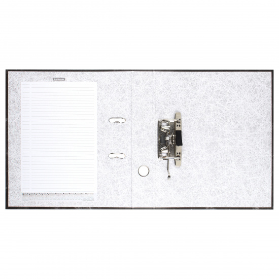 Папка-регистратор А4, 50 мм, цвет корешка серый, картон, мрамор Эконом Erich Krause 33111