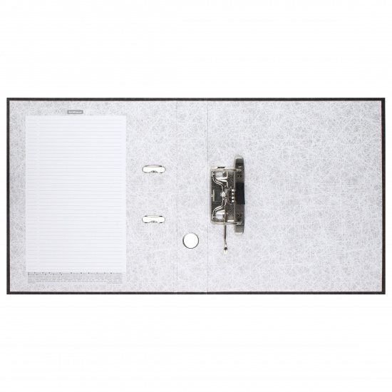 Папка-регистратор А4, 50 мм, цвет корешка серый, картон, мрамор Basic Erich Krause 70