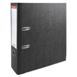 Папка-регистратор А4, 70 мм, цвет корешка черный, картон, мрамор Original Erich Krause 33009