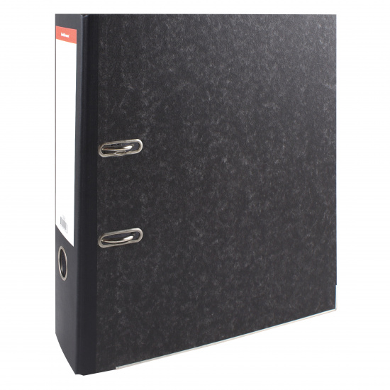 Папка-регистратор А4, 80 мм, цвет корешка черный, картон, мрамор Original Erich Krause 49448