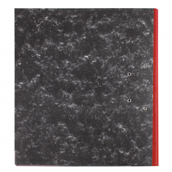 Папка-регистратор А4, 50 мм, цвет корешка красный, картон, мрамор KLERK 200025-7