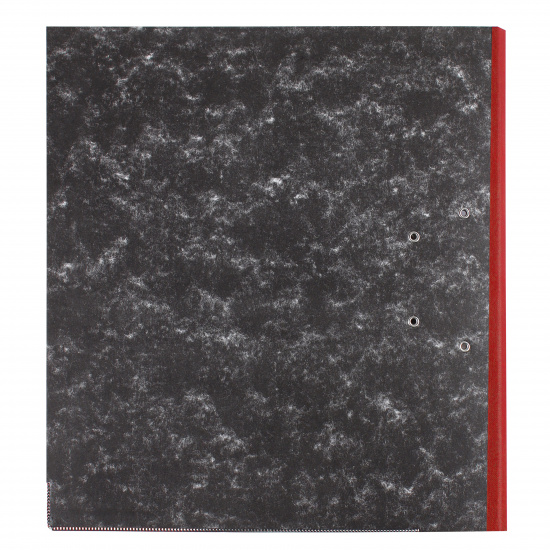 Папка-регистратор А4, 75 мм, цвет корешка красный, картон, мрамор KLERK 200026-7