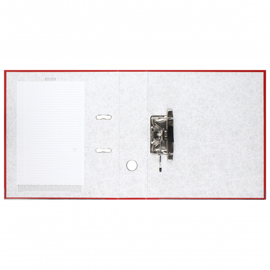 Папка-регистратор А4, 50 мм, картон, покрытие ПВХ, красный Granite Erich Krause 43513