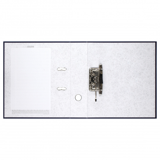 Папка-регистратор А4, 70 мм, картон, покрытие ПВХ, синий Granite Erich Krause 43517