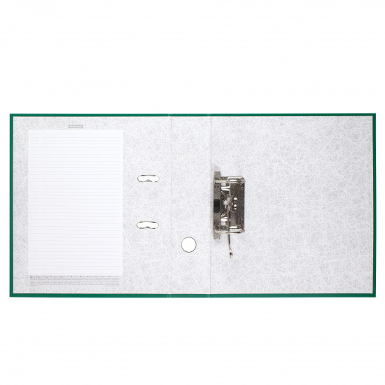 Папка-регистратор А4, 70 мм, картон, покрытие ПВХ, зеленый Granite Erich Krause 43519
