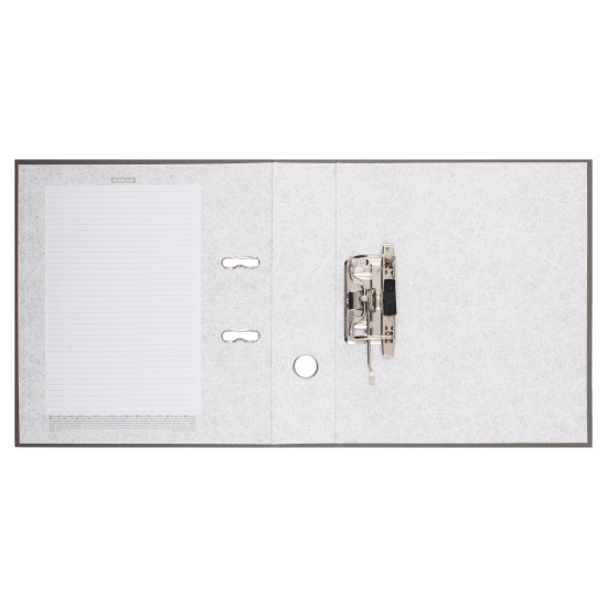 Папка-регистратор А4, 70 мм, картон, покрытие ПВХ, серый Granite Erich Krause 43520