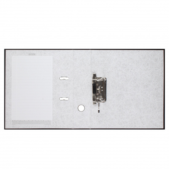 Папка-регистратор А4, 70 мм, картон, покрытие ПВХ, черный Granite Erich Krause 43516