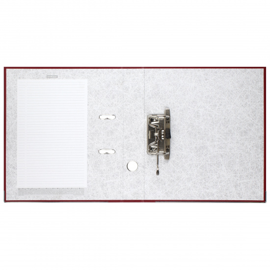 Папка-регистратор А4, 50 мм, картон, покрытие ПВХ, бордовый Стандарт Erich Krause 702
