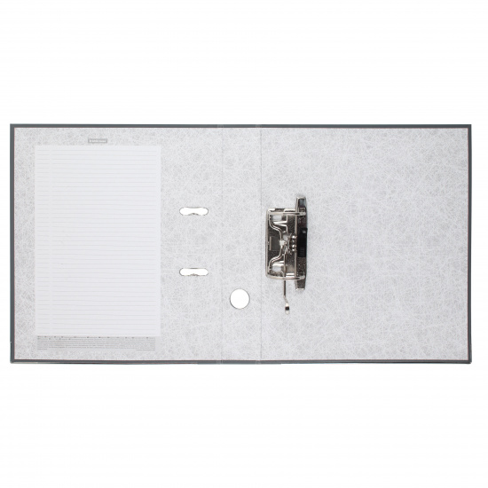 Папка-регистратор А4, 50 мм, картон, покрытие ПВХ, серый Бизнес Erich Krause 210