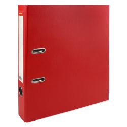 Папка-регистратор А4, 50 мм, картон, покрытие ПВХ, красный Бизнес Erich Krause 13617