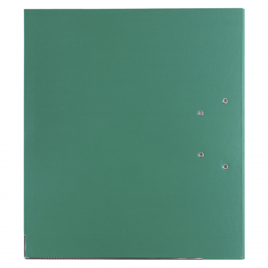 Папка-регистратор А4, 75 мм, картон, покрытие ПВХ, зеленый KLERK 200028-15