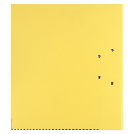 Папка-регистратор А4, 75 мм, картон, покрытие ПВХ, желтый KLERK 200028-5