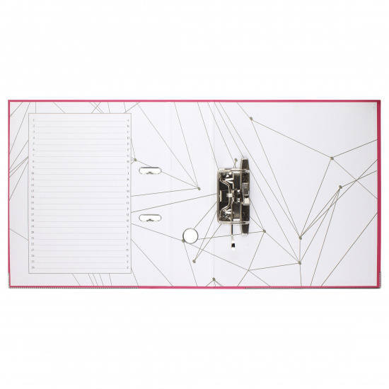 Папка-регистратор А4, 75 мм, картон, покрытие ПВХ, лиловый KLERK 200028-3