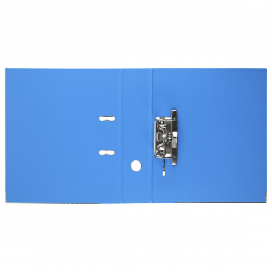 Папка-регистратор А4, 75 мм, картон, покрытие ПВХ, голубой KLERK 205996-37
