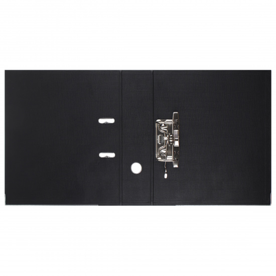 Папка-регистратор А4, 75 мм, картон, покрытие ПВХ, черный KLERK 205996-19