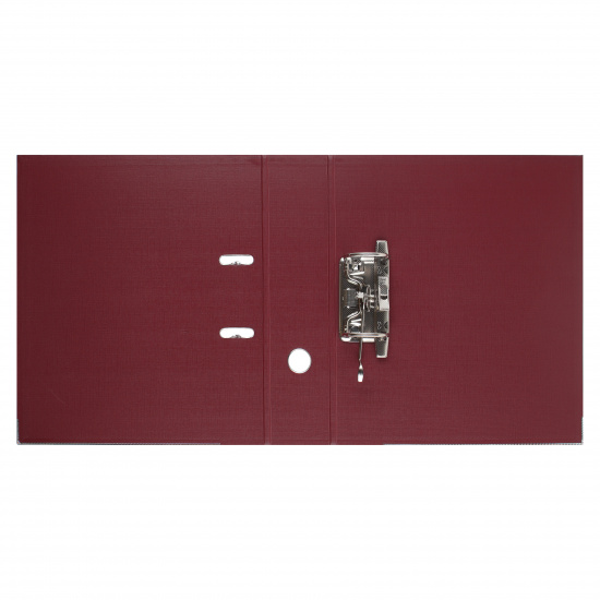 Папка-регистратор А4, 75 мм, картон, покрытие ПВХ, бордовый KLERK 205996-8