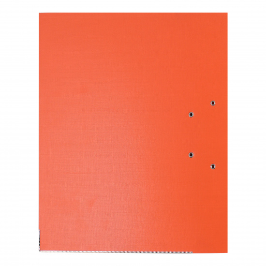Папка-регистратор А4, 75 мм, картон, покрытие ПВХ, оранжевый KLERK 205996-6