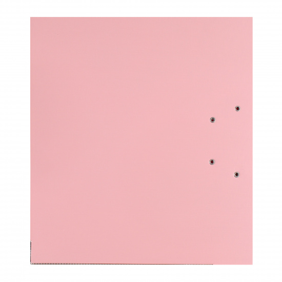 Папка-регистратор А4, 75 мм, картон, покрытие ПВХ, розовый KLERK 205996-4,3