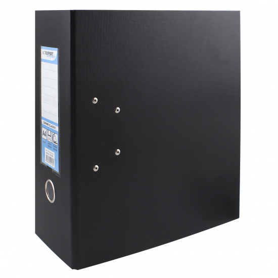 Папка-регистратор А4, 125 мм, картон, покрытие ПВХ, черный Classic Expert Complete 251540