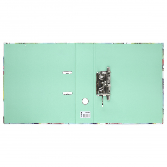 Папка-регистратор А4, 75 мм, ламинированный картон Flower Happiness KLERK 211838