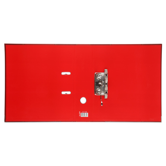 Папка-регистратор А4, 75 мм, ламинированный картон, красный Символика на красном KLERK 231739