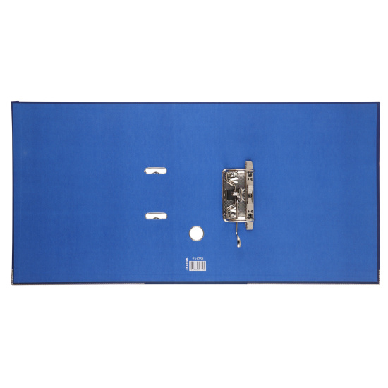 Папка-регистратор А4, 75 мм, ламинированный картон, синий Символика на синем KLERK 231751