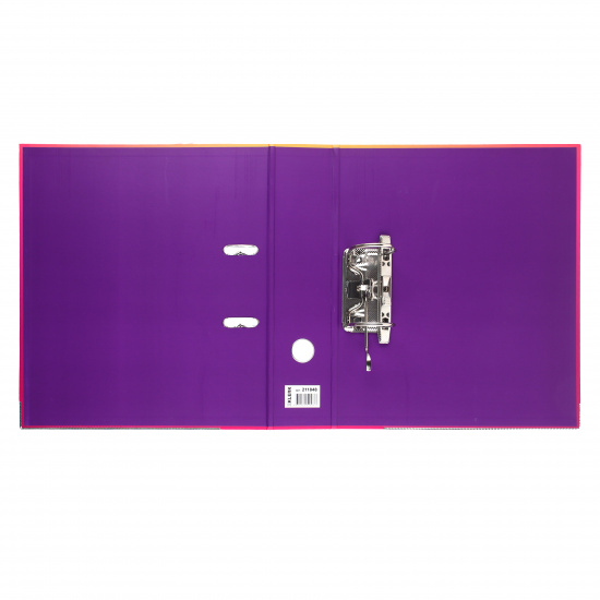 Папка-регистратор А4, 75 мм, ламинированный картон, градиент Rainbow KLERK 211848