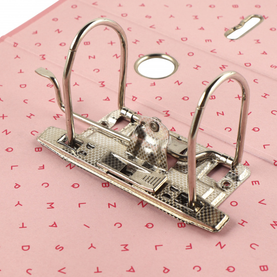 Папка-регистратор А4, 75 мм, ламинированный картон, розовый Pastel deVENTE 3090124