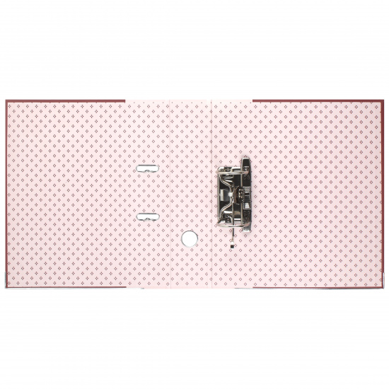 Папка-регистратор А4, 75 мм, ламинированный картон, пыльная роза deVENTE 3091200