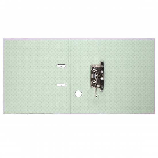 Папка-регистратор А4, 75 мм, ламинированный картон, сиреневый Mentality deVENTE 3091212