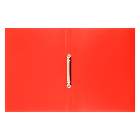 Папка на кольцах А4, пластик, ширина корешка 24 мм, 2 кольца, красный Erich Krause 49967