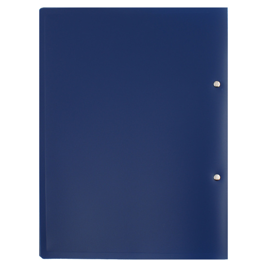 Папка на кольцах А4, пластик, ширина корешка 24 мм, 2 кольца, внутренний карман, синий Erich Krause 49979