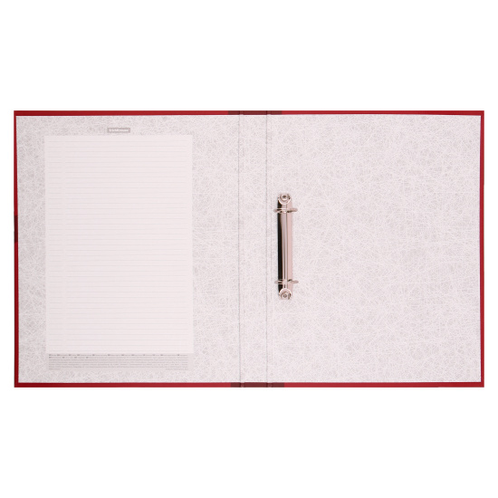 Папка на кольцах А4, ламинированный картон, ширина корешка 35 мм, 2 кольца, внутренний карман, бордовый Erich Krause 19871