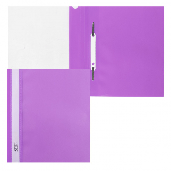Папка-скоросшиватель пласт А5 0,18мм ASp_0107 фиолет